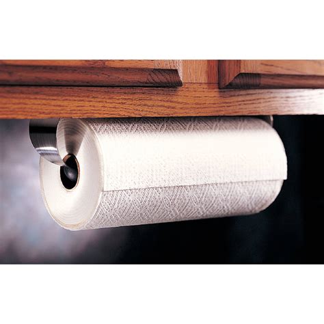 Stainless Steel Under Cabinet Paper Towel Holder, Stainless 